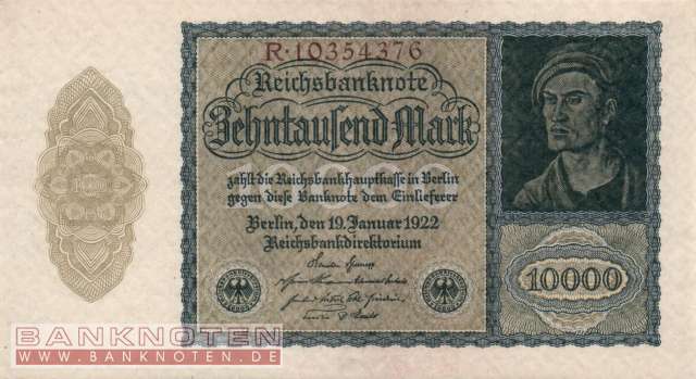 Deutschland - 10.000  Mark (#DEU-078b_UNC)