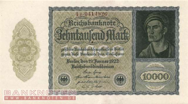 Deutschland - 10.000  Mark (#DEU-078d_UNC)