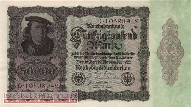 Deutschland - 50.000  Mark (#DEU-089_UNC)