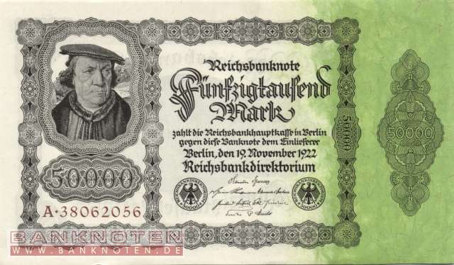 Deutschland - 50.000  Mark (#DEU-090a_UNC)