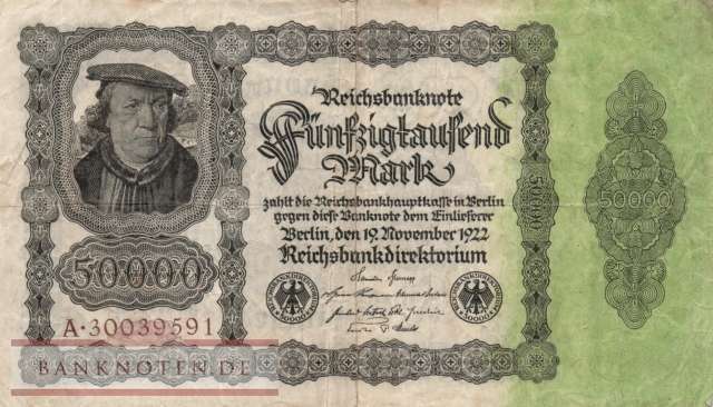 Germany - 50.000  Mark (#DEU-090a_F)