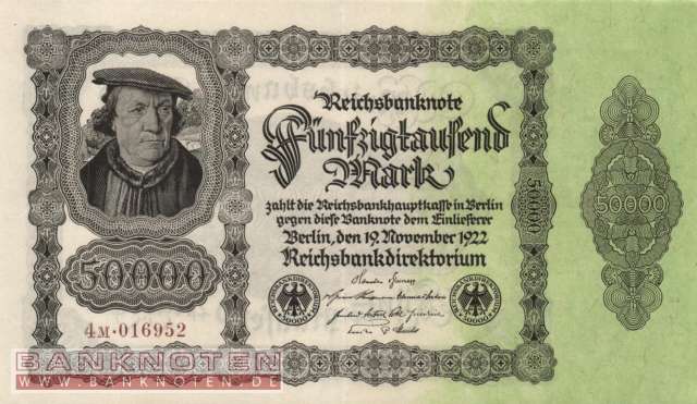 Germany - 50.000  Mark (#DEU-090d_XF)
