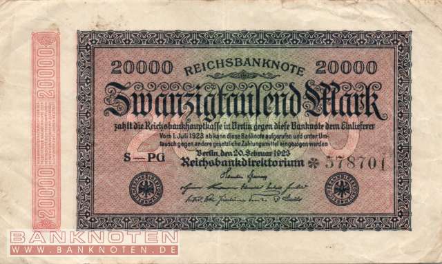 Deutschland - 20.000  Mark (#DEU-095a_F)