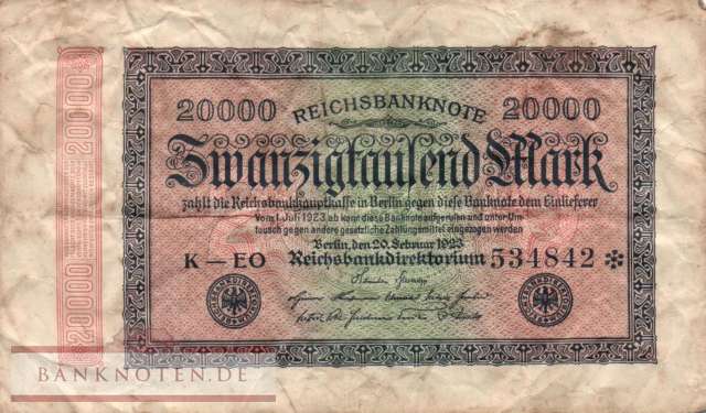 Germany - 20.000  Mark (#DEU-095c_VG)
