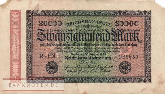 Deutschland - 20.000  Mark (#DEU-095f_G)