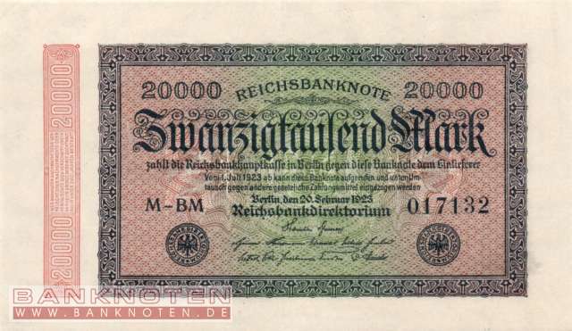 Deutschland - 20.000  Mark (#DEU-095i_AU)