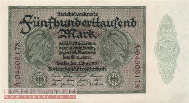 Deutschland - 500.000  Mark (#DEU-099b_AU)