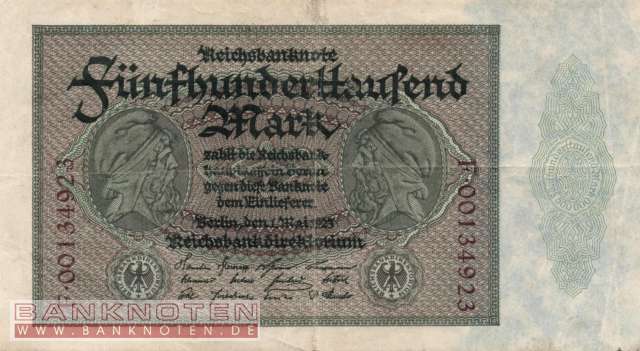 Deutschland - 500.000  Mark (#DEU-099b_F)