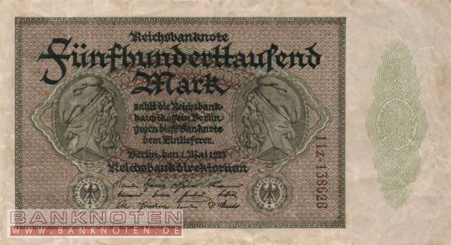 Deutschland - 500.000  Mark (#DEU-099g_VF)