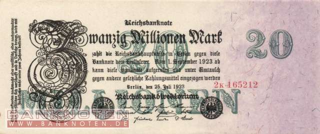 Germany - 20 Million Mark (#DEU-108b_AU)
