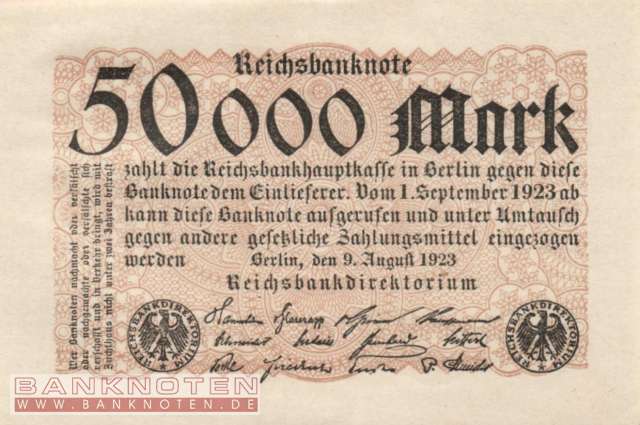 Deutschland - 50.000  Mark (#DEU-110_UNC)