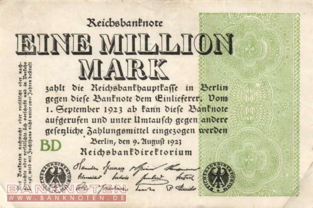 Germany - 1 Million Mark (#DEU-114c_VF)
