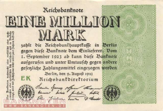 Germany - 1 Million Mark (#DEU-114d_AU)
