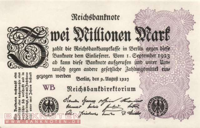 Germany - 2 Million Mark (#DEU-116a_AU)