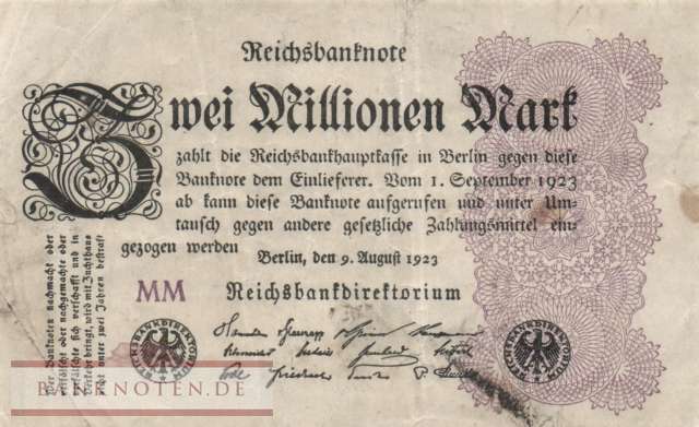 Germany - 2 Million Mark (#DEU-116b_F)