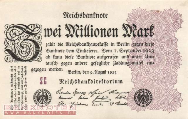 Germany - 2 Million Mark (#DEU-116c_AU)