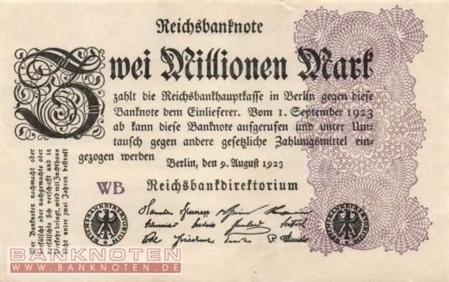 Germany - 2 Million Mark (#DEU-116d_AU)