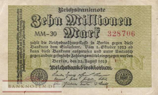 Germany - 10 Million Mark (#DEU-118d_F)