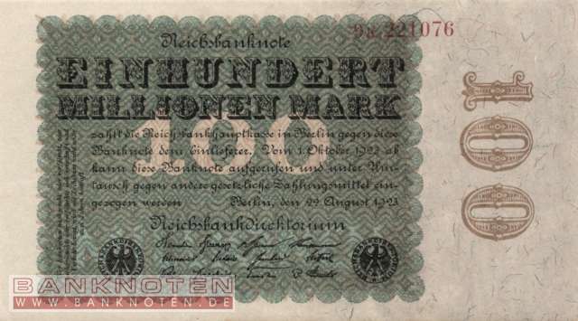 Deutschland - 100 Millionen Mark (#DEU-119b_AU)