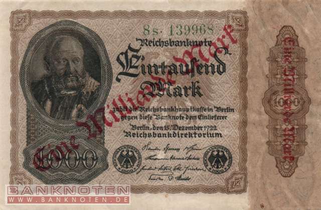 Deutschland - 1 Milliarde Mark (#DEU-126b_XF)