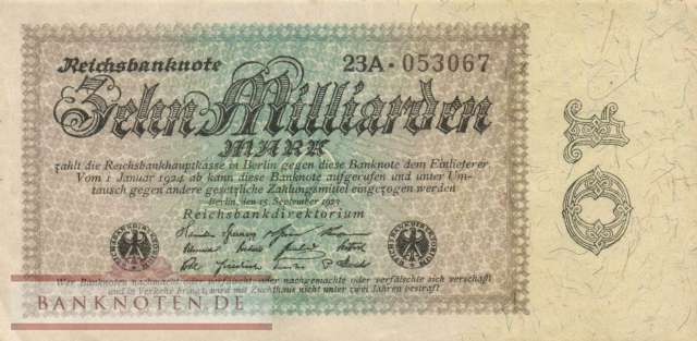 Germany - 10 Billion Mark (#DEU-134c_VF)