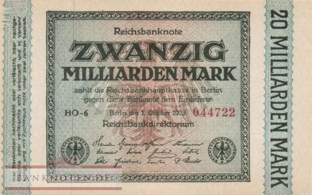 Germany - 20 Billion Mark (#DEU-137c_UNC)