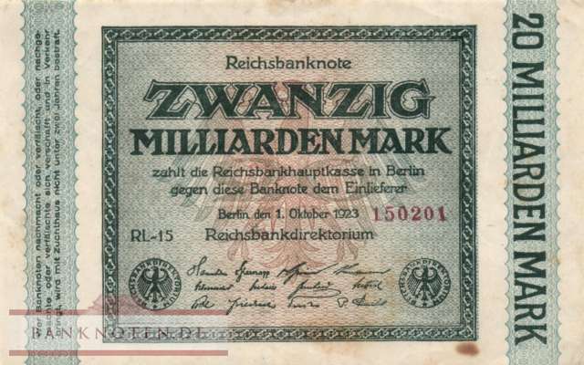 Germany - 20 Billion Mark (#DEU-137d_VF)