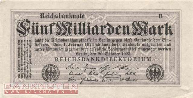 Germany - 5 Billion Mark (#DEU-145e_VF)