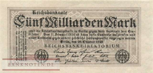 Germany - 5 Billion Mark (#DEU-145f_AU)