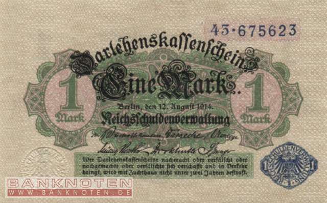 Germany - 1  Mark (#DEU-187_UNC)