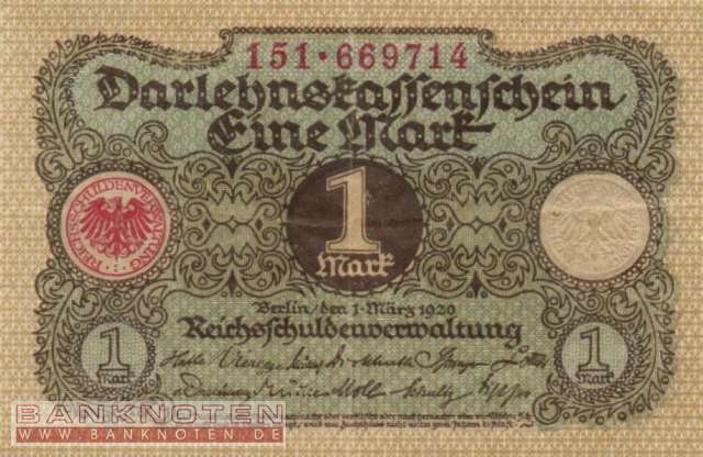 Deutschland - 1  Mark (#DEU-189_VF)