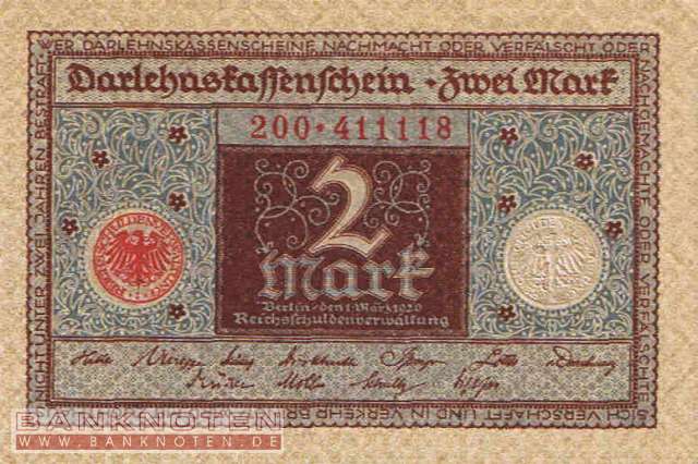 Deutschland - 2  Mark (#DEU-190_UNC)