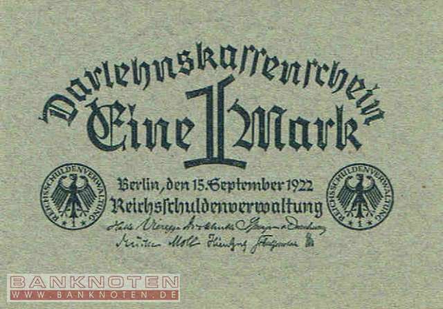 Deutschland - 1  Mark (#DEU-192_UNC)