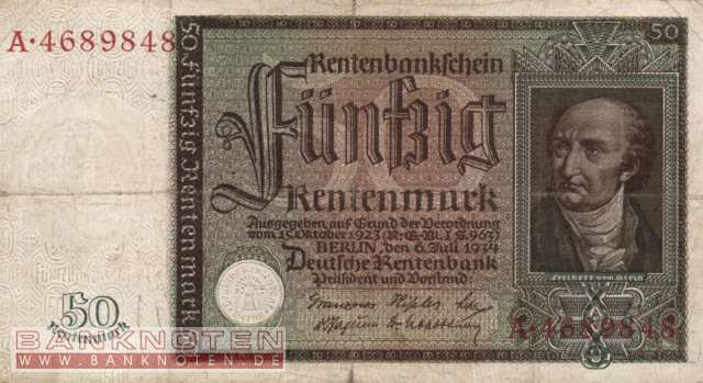 Deutschland - 50  Rentenmark (#DEU-221_F)