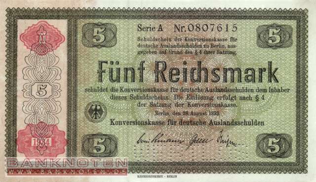 Deutschland - 5  Reichsmark (#DEU-232E2_AU)