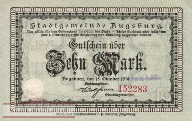 Augsburg - 10  Mark (#DGN025_06aE_AU)