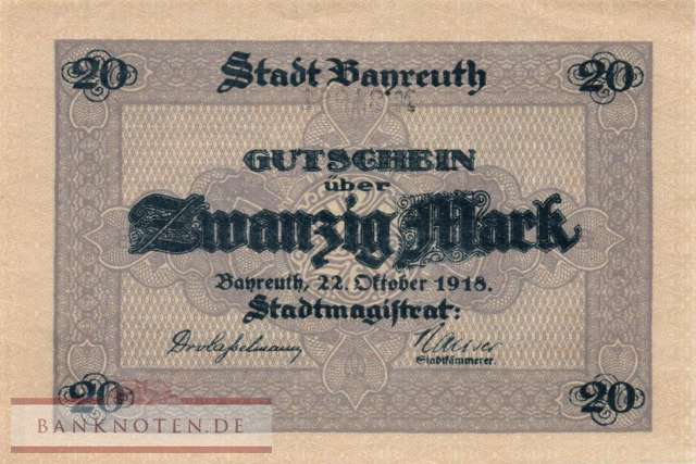 Bayreuth - 20  Mark (#DGN034_02a_UNC)