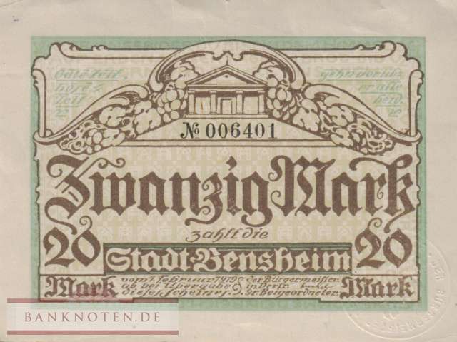 Bensheim - 20  Mark (#DGN037_02_XF)