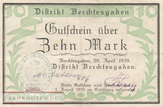 Berchtesgaden - 10  Mark (#DGN038_04_VF)