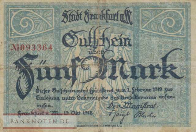 Frankfurt am Main - 5  Mark (#DGN150_1a_F)