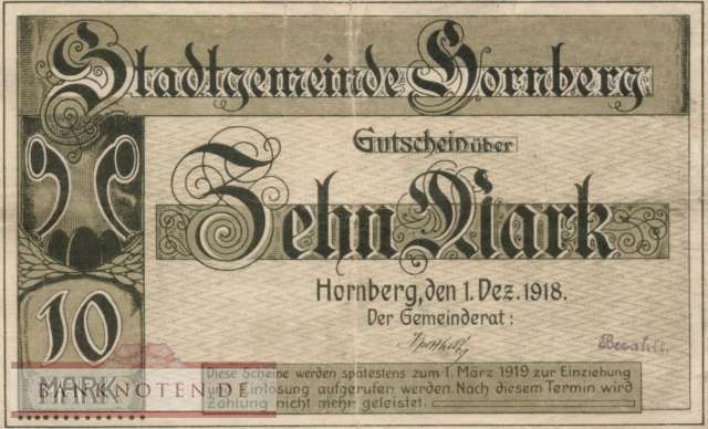 Hornberg - 10  Mark (#DGN243_04a_F)