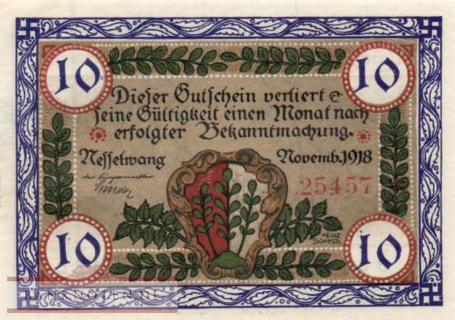 Nesselwang - 10  Mark (#DGN370_12_AU)