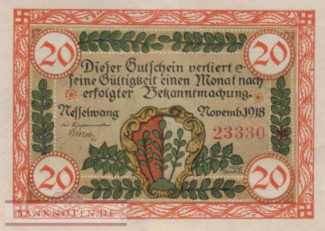 Nesselwang - 20  Mark (#DGN370_13_AU)