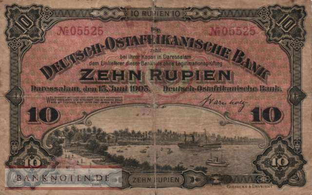Deutsch-Ostafrika - 10  Rupien (#DOA-02_VG)