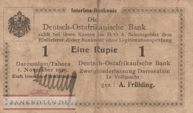Deutsch-Ostafrika - 1  Rupie (#DOA-19cG_F)