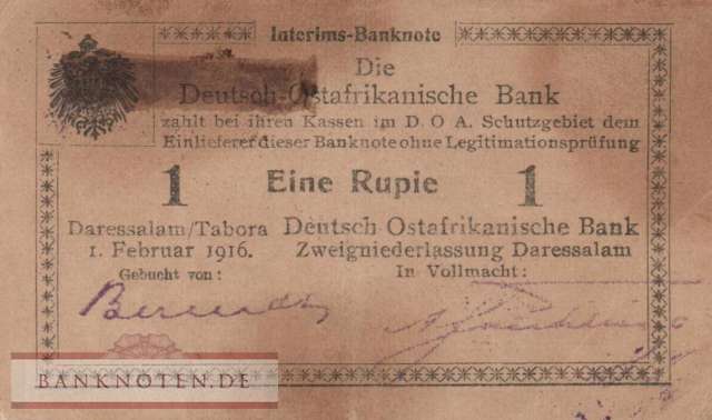Deutsch-Ostafrika - 1  Rupie (#DOA-31aV3_F)