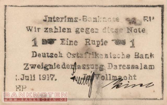 Deutsch-Ostafrika - 1  Rupie (#DOA-38b_AU)