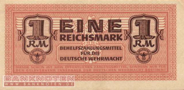 Deutschland - 1  Reichsmark (#DWM-06_AU)