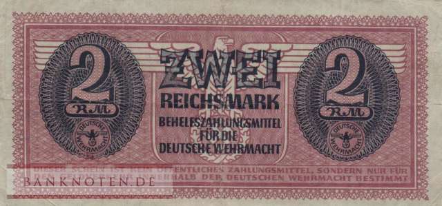 Deutschland - 2  Reichsmark (#DWM-07_F)