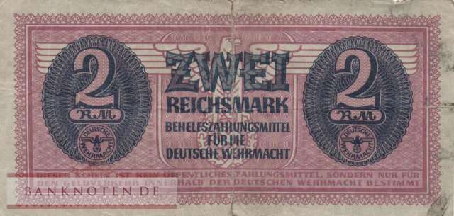 Deutschland - 2  Reichsmark (#DWM-07_G)